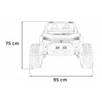 Elektrická bugina - Buggy Clash STRONG 4x4 biela